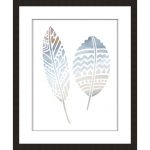 Water Colour Stencil Feather 20