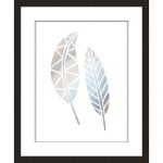 Water Colour Stencil Feather 21