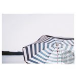 Blue and White Parasol
